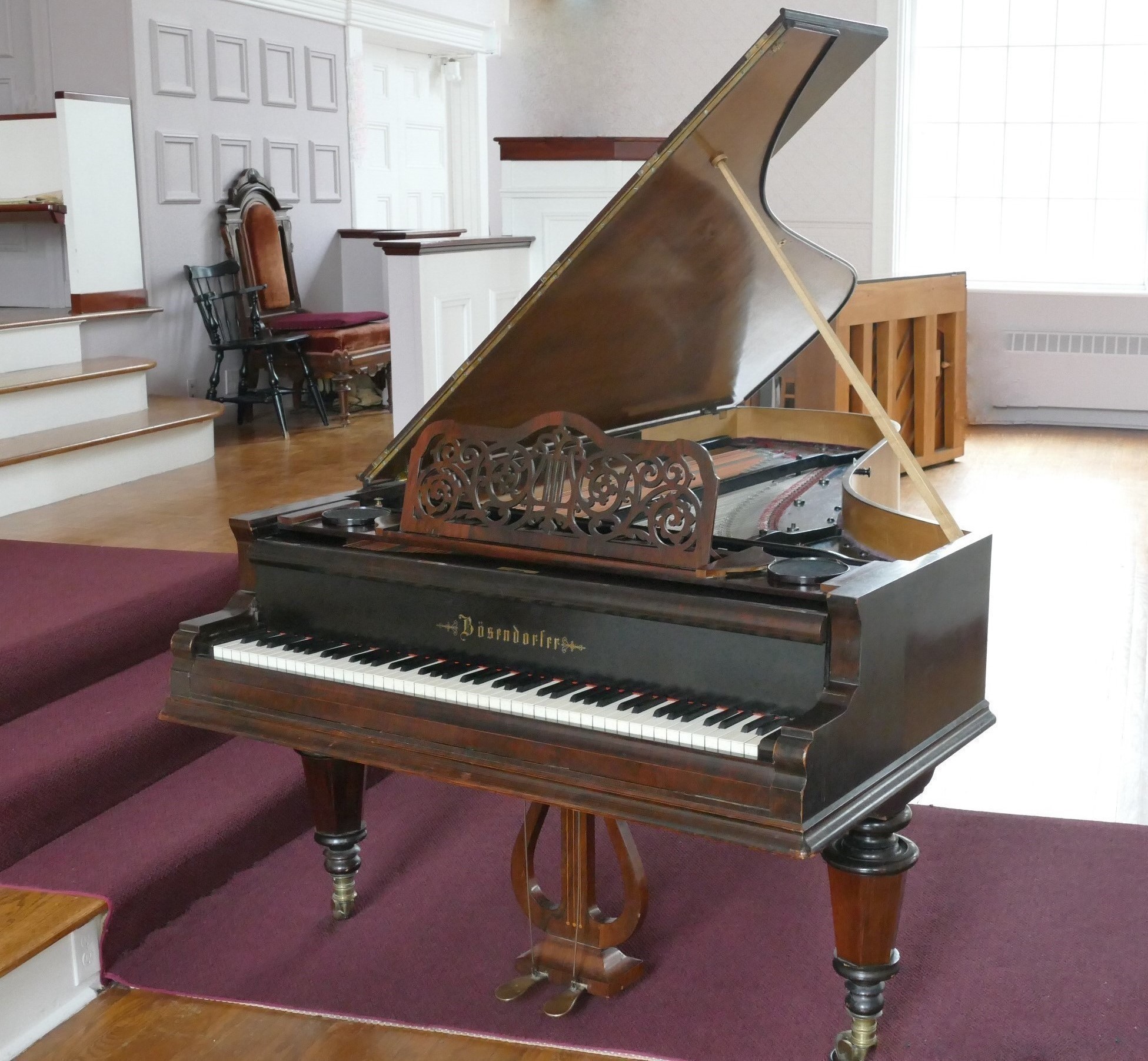1877 B&ouml;sendorfer piano from the Frederick Collection